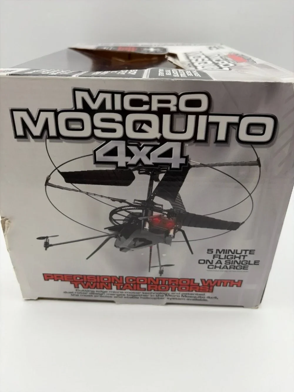 BladeRunner Micro Mosquito 4x4 Electric RC Helicopter 4-Channel Tested Working